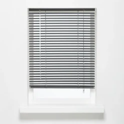 Kwantum Aluminium Jaloezie Jade Antraciet 25mm 180x175 Cm