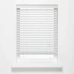 Kwantum Bamboe Jaloezie Jax Wit 80x175 Cm