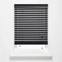 Kwantum Bamboe Jaloezie Jax Zwart 80x175 Cm