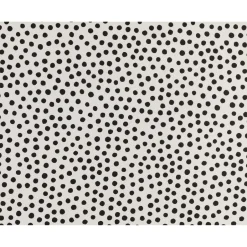 Kwantum Behang Polka Zwart Wit