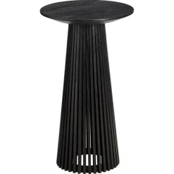 Kwantum Bijzettafel Latera Zwart ø 35x60 Cm