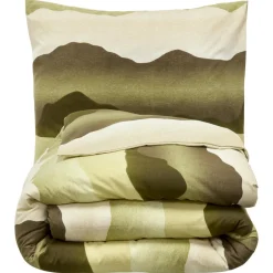 Kwantum Dekbedovertrek Flanel Bregje Groen 240x220 Cm