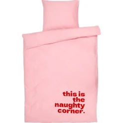Kwantum Dekbedovertrek Naughty Corner Roze 240x240 Cm
