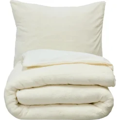 Kwantum Dekbedovertrek Teddy Zand 240x220 Cm