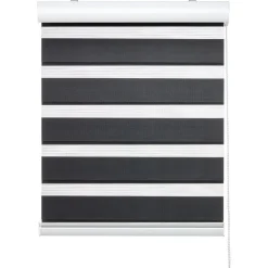 Kwantum Duo Rolgordijn Eva Antraciet 100x175 Cm