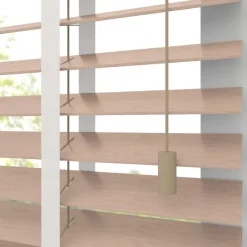 Kwantum Fenstr Bamboe Jaloezie Wietze Beige 50mm