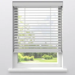 Kwantum Fenstr Houten Jaloezie Hein Off-White 50mm