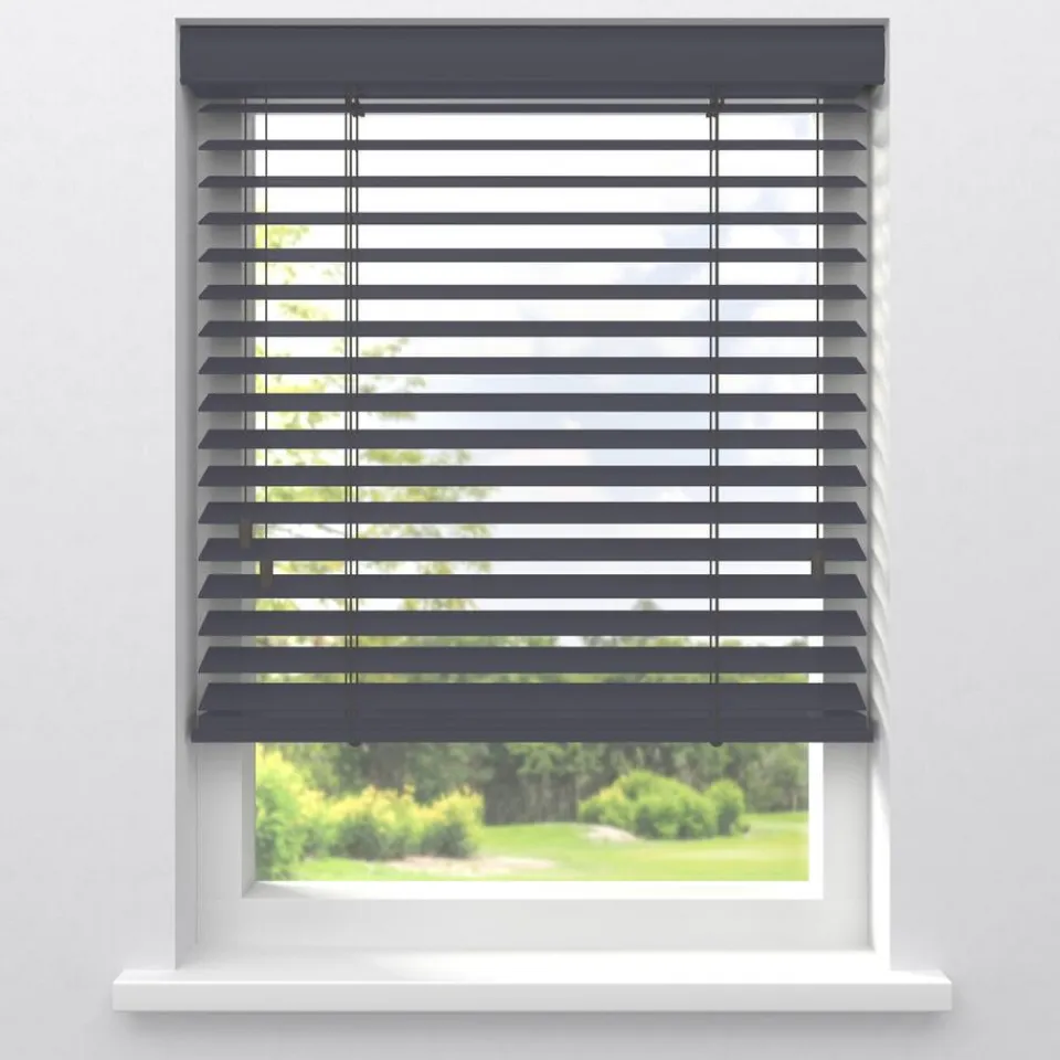 Kwantum Fenstr Houten Jaloezie Wout 50mm