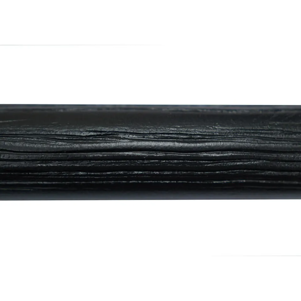 Kwantum Gordijnroede 200cm Zwart Hout Ø28mm