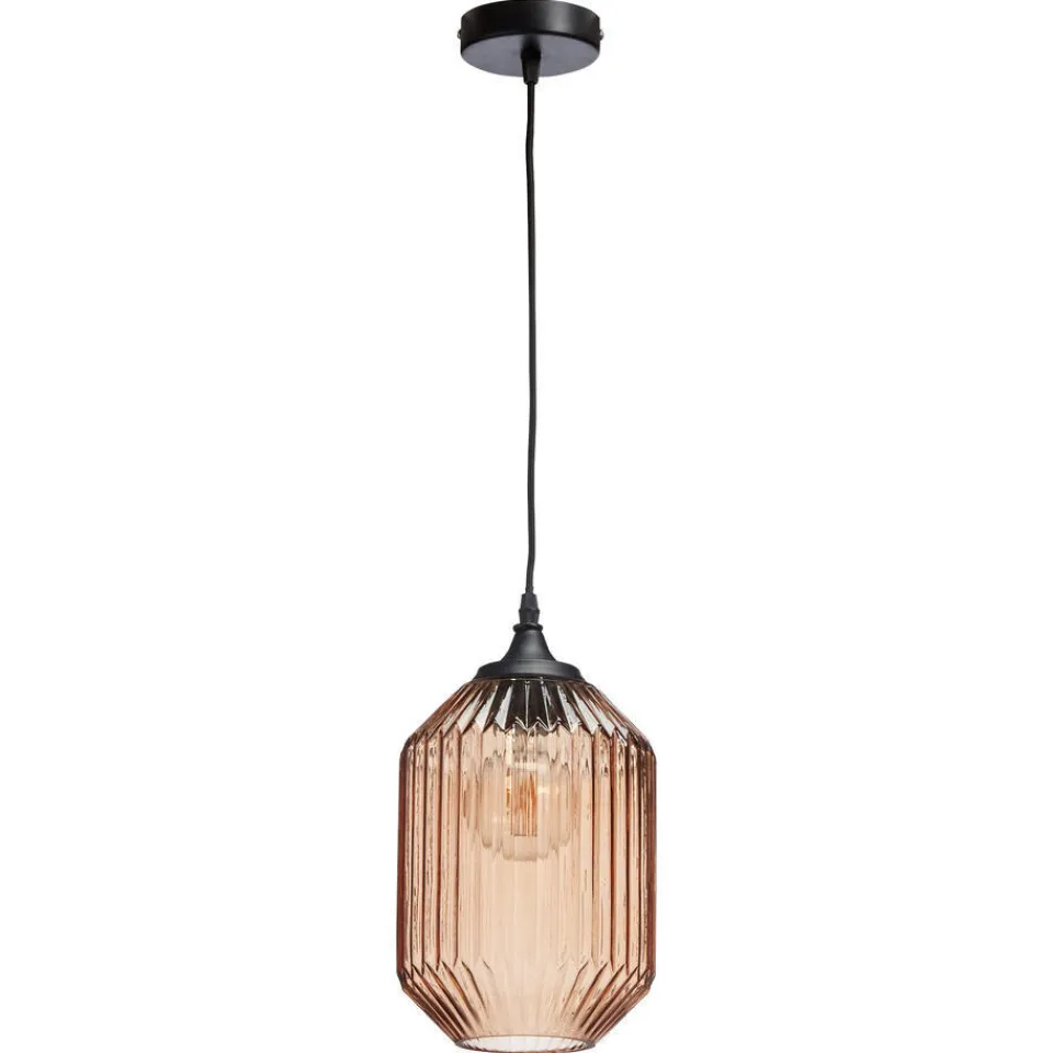 Kwantum Hanglamp Pane Licht Bruin