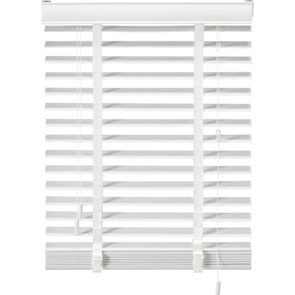 Kwantum Houtlook Jaloezie Ravi Wit 50mm 120x175 Cm