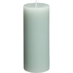 Kwantum Kaars Rustiek Ribbel Mint 15 Cm