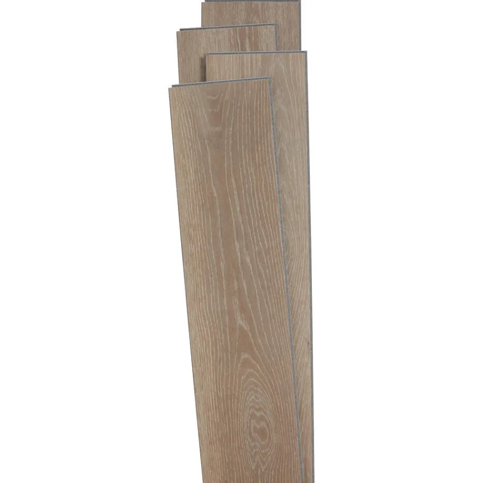Kwantum Klik PVC Laurin Taupe Eiken