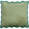 Kwantum Kussen Scallop Groen - 45x45 Cm