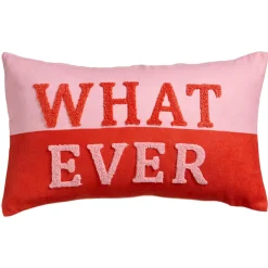 Kwantum Kussen Whatever Roze 30x50 Cm
