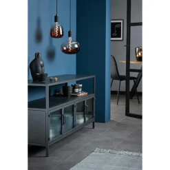 Kwantum LED Lamp 22x22,5 Cm Bruin E27 Dimbaar