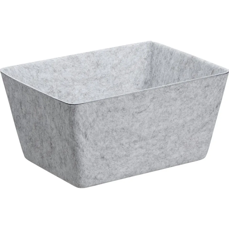 Kwantum Mand Vilt Grijs 30x23x15cm