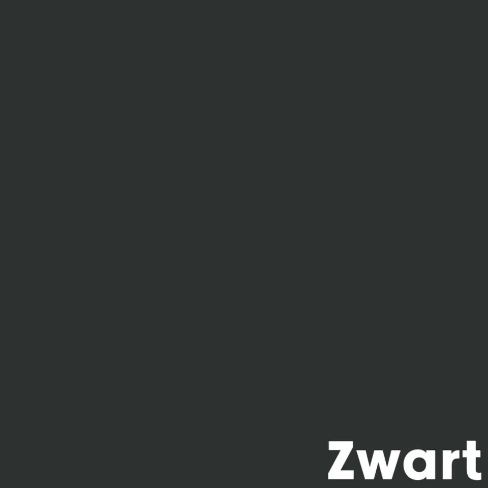 Kwantum Muurverf Mat Zwart 2.5 L