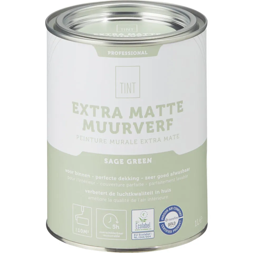 Kwantum Muurverf Professional Sage Green 1 L