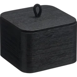 Kwantum Opbergkist Holm Zwart 14x14x10 Cm