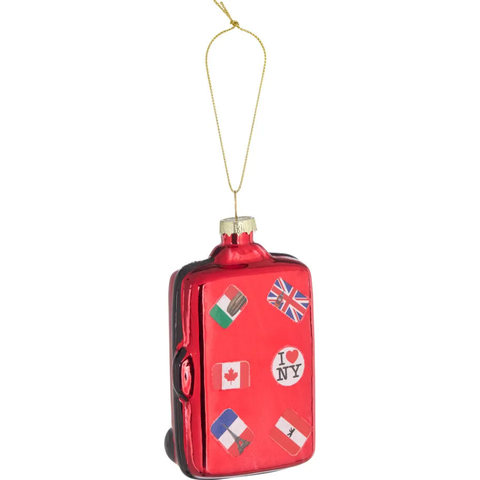 Kwantum Ornament Koffer Rood