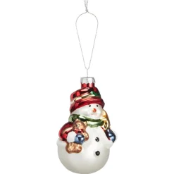 Kwantum Ornament Sneeuwpop Multicolor