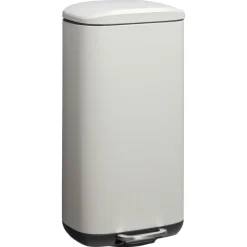 Kwantum Pedaalemmer Lux 30 Liter Lichtgrijs