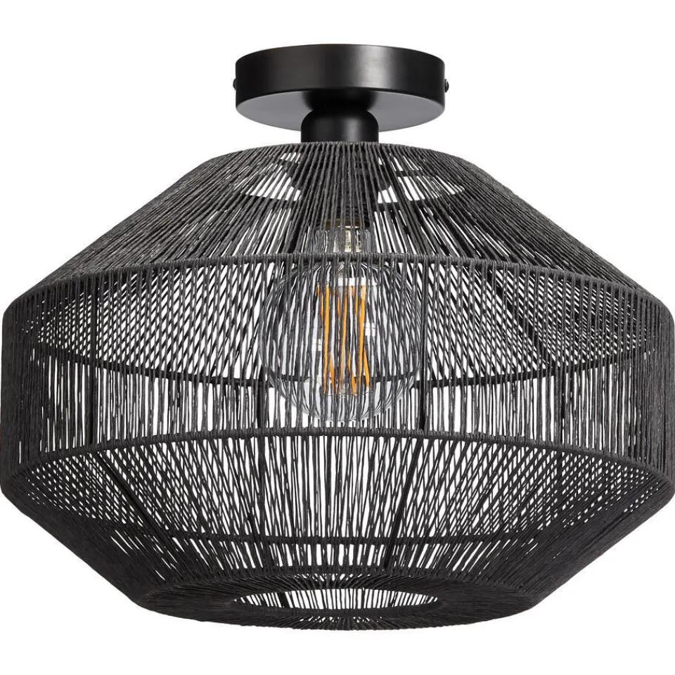 Kwantum Plafondlamp Segi Zwart