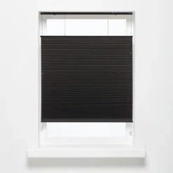 Kwantum Plisségordijn Dae Zwart 80x175 Cm