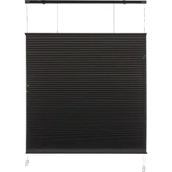 Kwantum Plisségordijn Dae Zwart 80x175 Cm