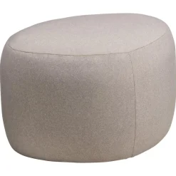 Kwantum Poef Kiezel Taupe L