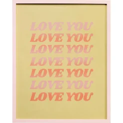 Kwantum Poster Love You 40x50 Cm