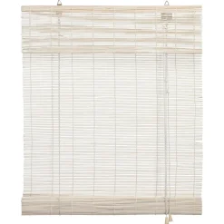 Kwantum Rolgordijn Bamboe Wit 100x220 Cm