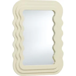 Kwantum Spiegel Wave Taupe