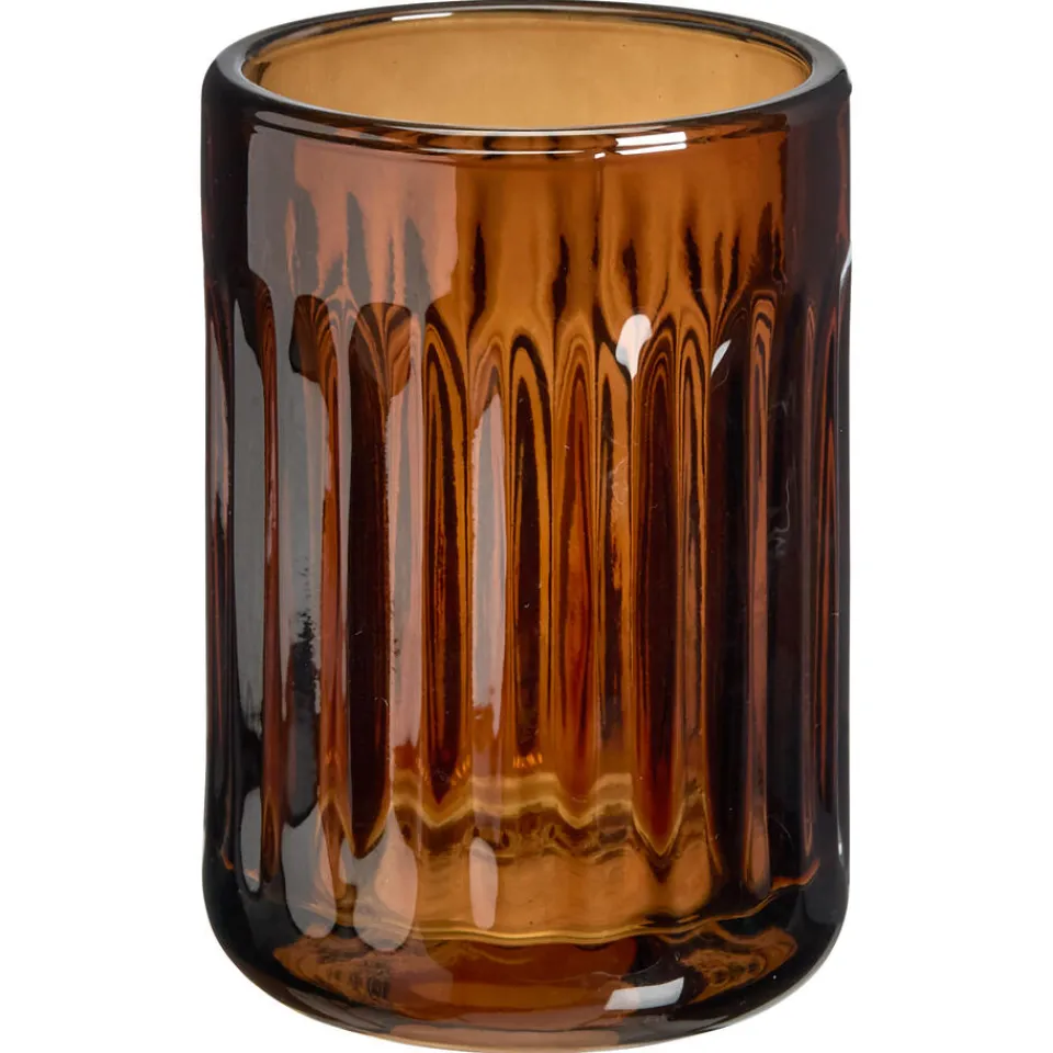 Kwantum Tandenborstelhouder Ribbel Amber