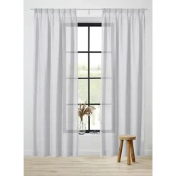 Kwantum Vitrage Laura Wit 150 Cm