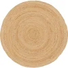 Kwantum Vloerkleed Solis Naturel - Ø 100 Cm