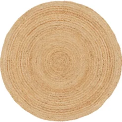 Kwantum Vloerkleed Solis Naturel - Ø 100 Cm