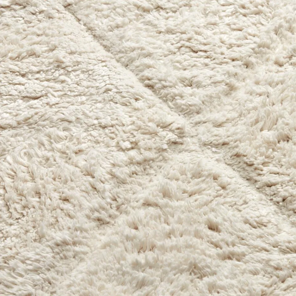 Kwantum Vloerkleed Tiwi Wit 80x180 Cm