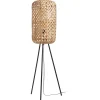 Kwantum Vloerlamp Aphrodite Zwart Naturel
