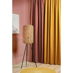 Kwantum Vloerlamp Aphrodite Zwart Naturel